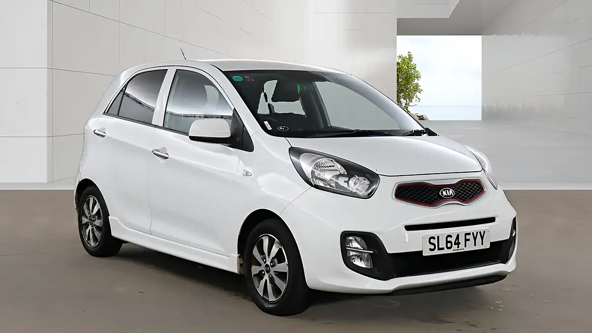 Used 2014 Kia Picanto VR7 White - Front View