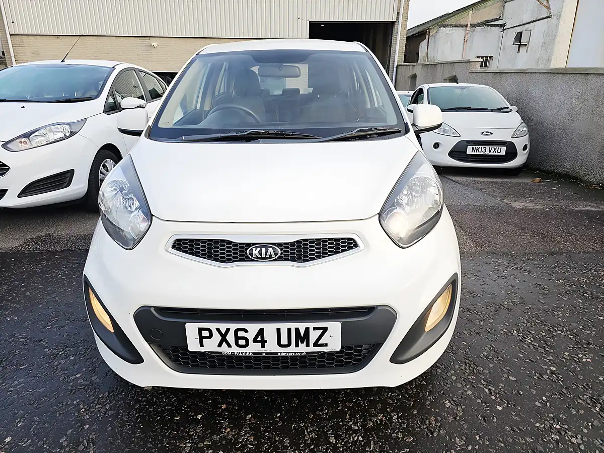 Used 2014 Kia Picanto White - Front View