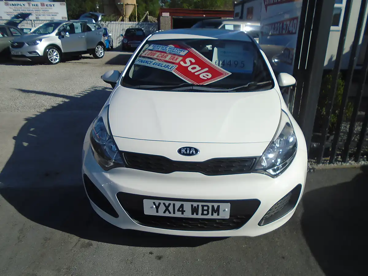 Used 2014 Kia Rio 1 White - Interior and Exterior details 2