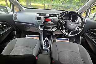 Used 2014 Kia Rio 3 White - Interior and Exterior details 11