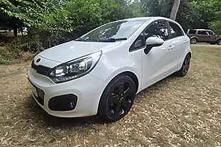 Used 2014 Kia Rio 3 White - Interior and Exterior details 2