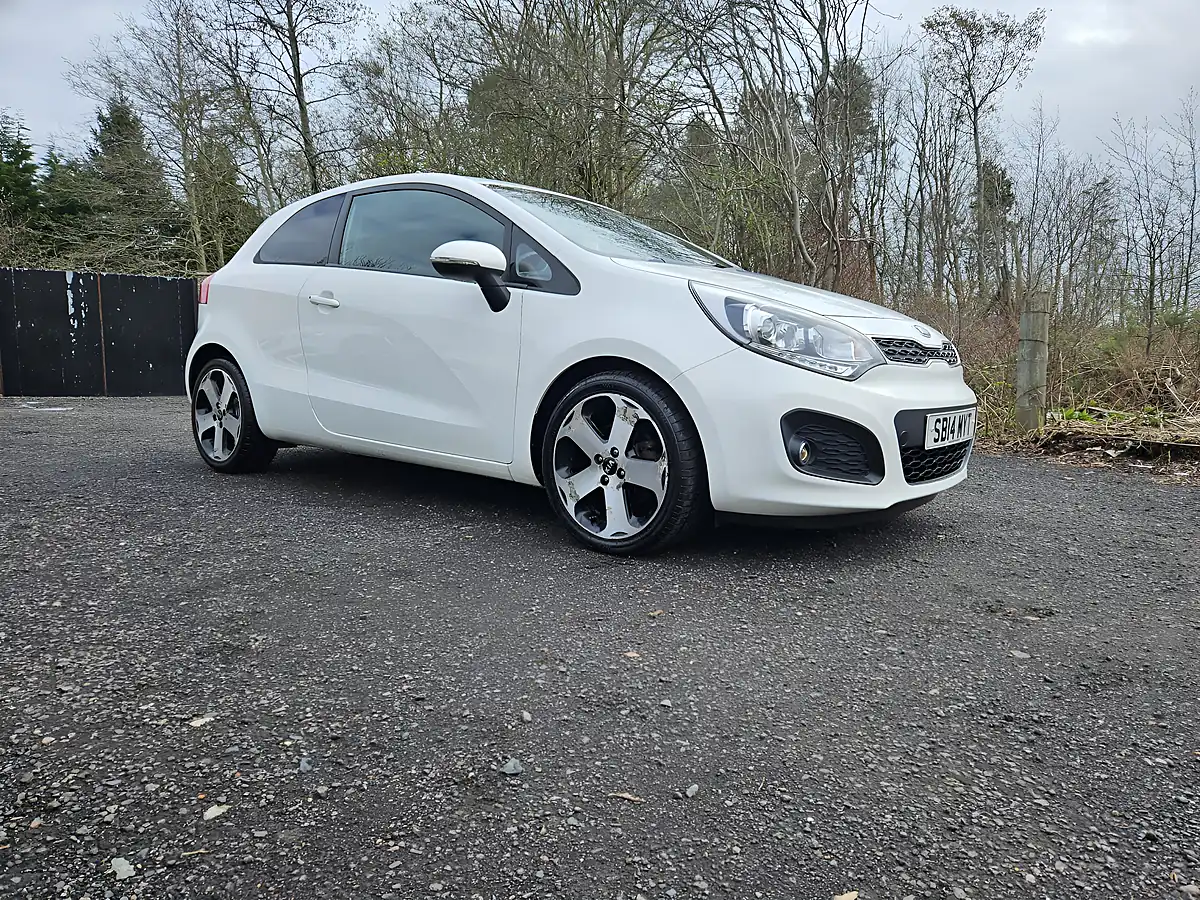 Used 2014 Kia Rio Ecodynamics 3 White - Interior and Exterior details 5