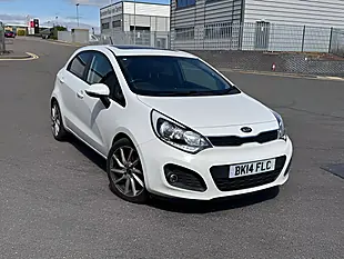 Used 2014 Kia Rio Ecodynamics 4 White - Interior and Exterior details 2