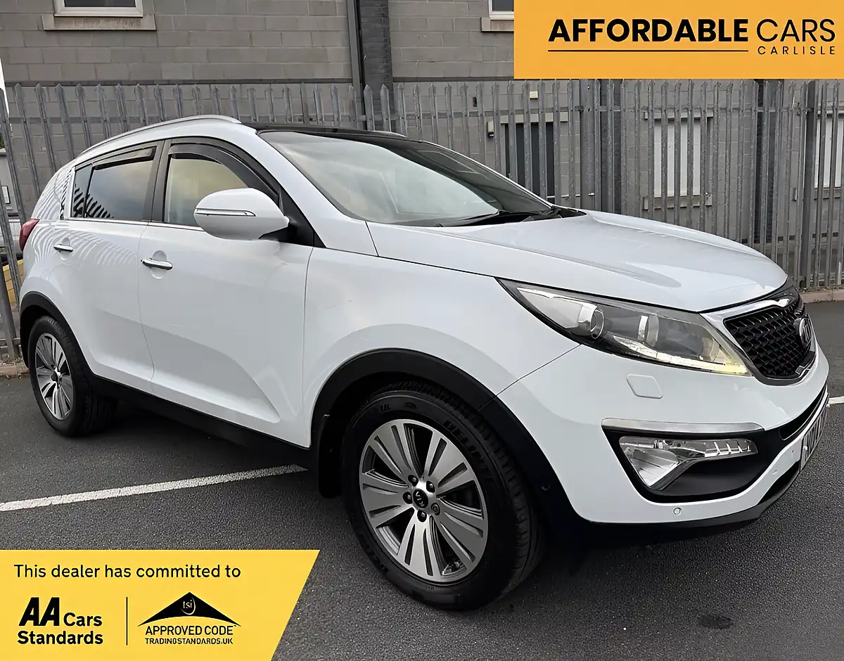 Used 2014 Kia Sportage Isg 4 White - Front View