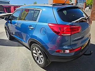 Used 2014 Kia Sportage KX-2 Blue - Interior and Exterior details 3