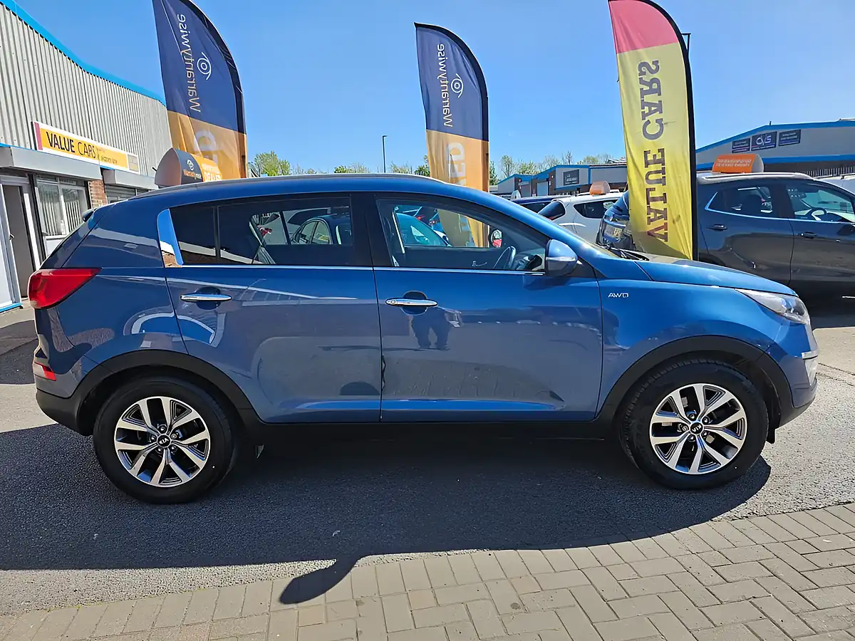 Used 2014 Kia Sportage KX-2 Blue - Interior and Exterior details 5