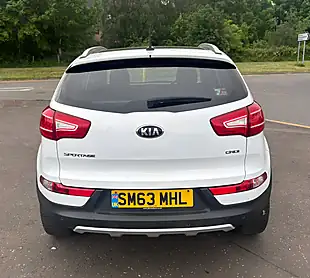 Used 2014 Kia Sportage KX-3 White - Interior and Exterior details 12