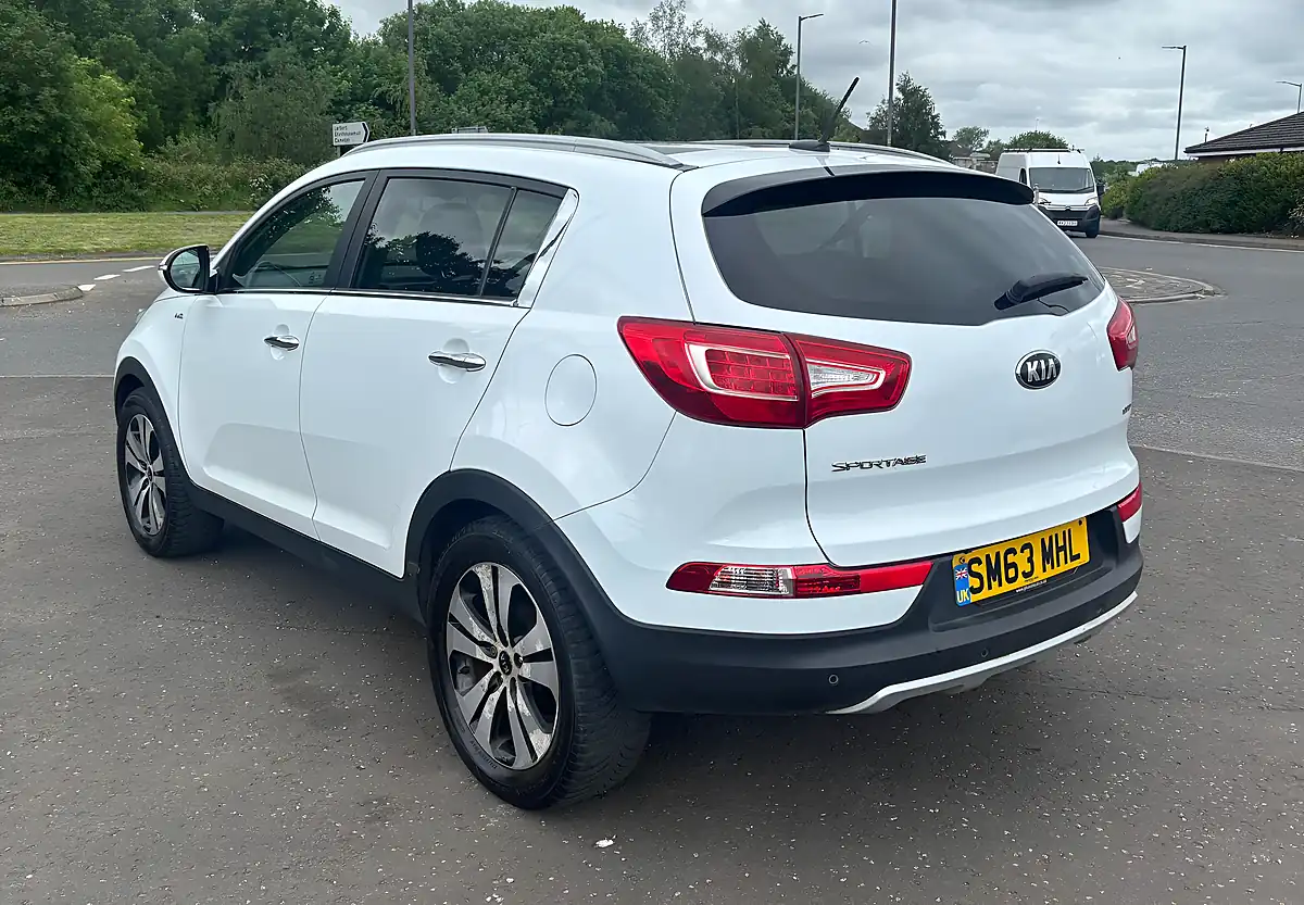 Used 2014 Kia Sportage KX-3 White - Interior and Exterior details 13