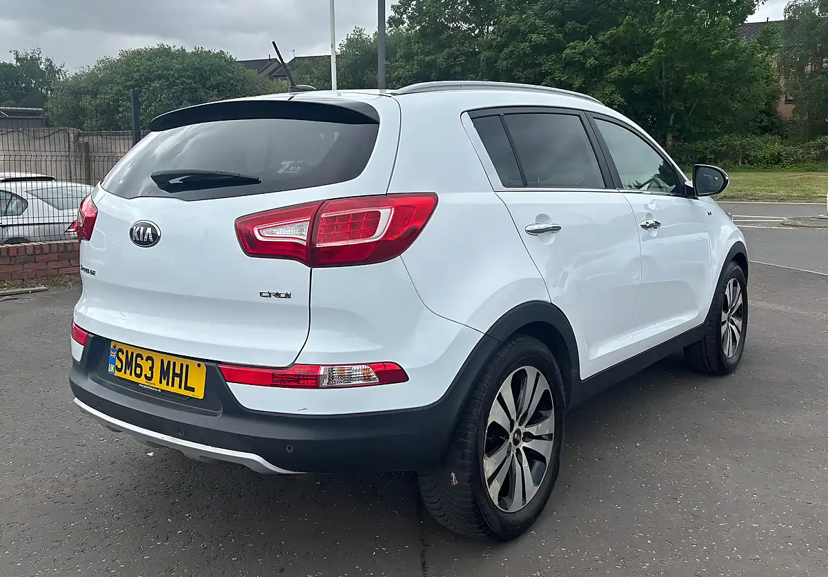 Used 2014 Kia Sportage KX-3 White - Interior and Exterior details 4