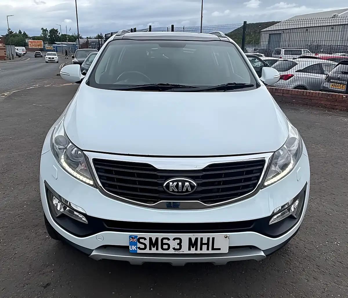 Used 2014 Kia Sportage KX-3 White - Interior and Exterior details 5