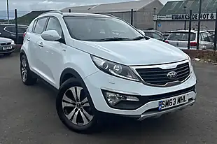 Used 2014 Kia Sportage KX-3 White - Interior and Exterior details 6