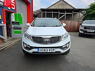 Used 2014 Kia Sportage KX-3 White - Interior and Exterior details 2