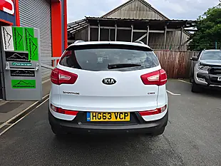 Used 2014 Kia Sportage KX-3 White - Interior and Exterior details 7