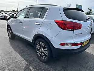 Used 2014 Kia Sportage KX-3 White - Interior and Exterior details 4