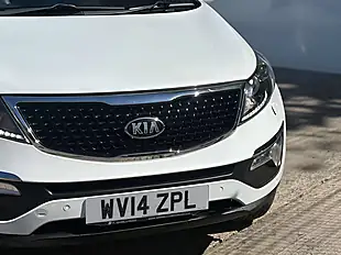 Used 2014 Kia Sportage KX-4 Arctic White - Interior and Exterior details 2