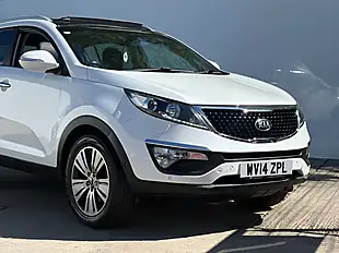 Used 2014 Kia Sportage KX-4 Arctic White - Interior and Exterior details 4