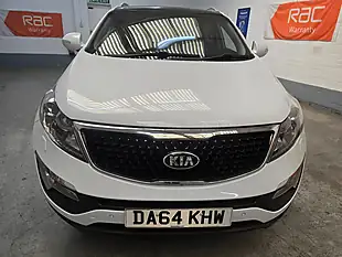 Used 2014 Kia Sportage KX-4 White - Interior and Exterior details 2