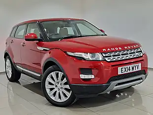 Used 2014 Land Rover Range Rover Evoque Prestige Red - Interior and Exterior details 7