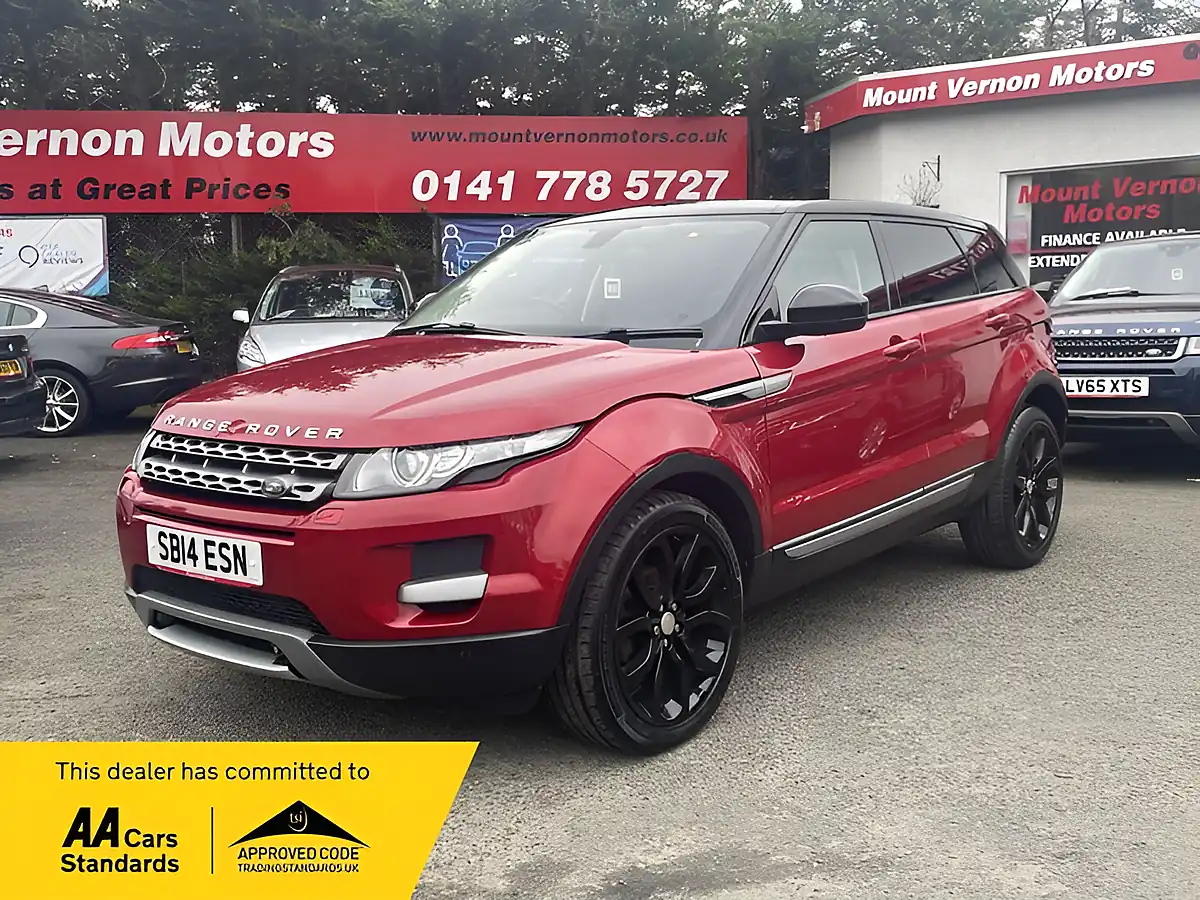 Used 2014 Land Rover Range Rover Evoque Pure Red - Front View