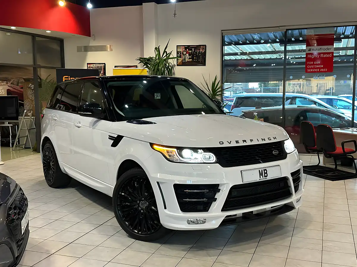 Used 2014 Land Rover Range Rover Sport Hse White - Front View
