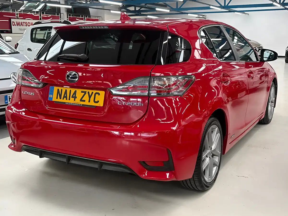 Used 2014 Lexus Ct Advance Red - Interior and Exterior details 12
