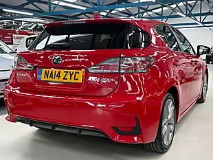 Used 2014 Lexus Ct Advance Red - Interior and Exterior details 13
