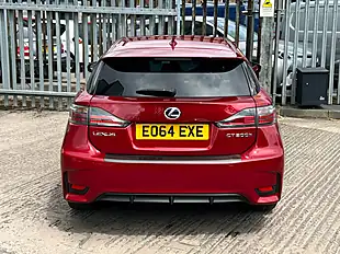 Used 2014 Lexus Ct Luxury Red - Interior and Exterior details 11