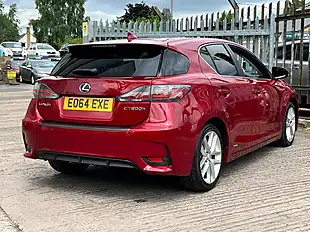 Used 2014 Lexus Ct Luxury Red - Interior and Exterior details 9
