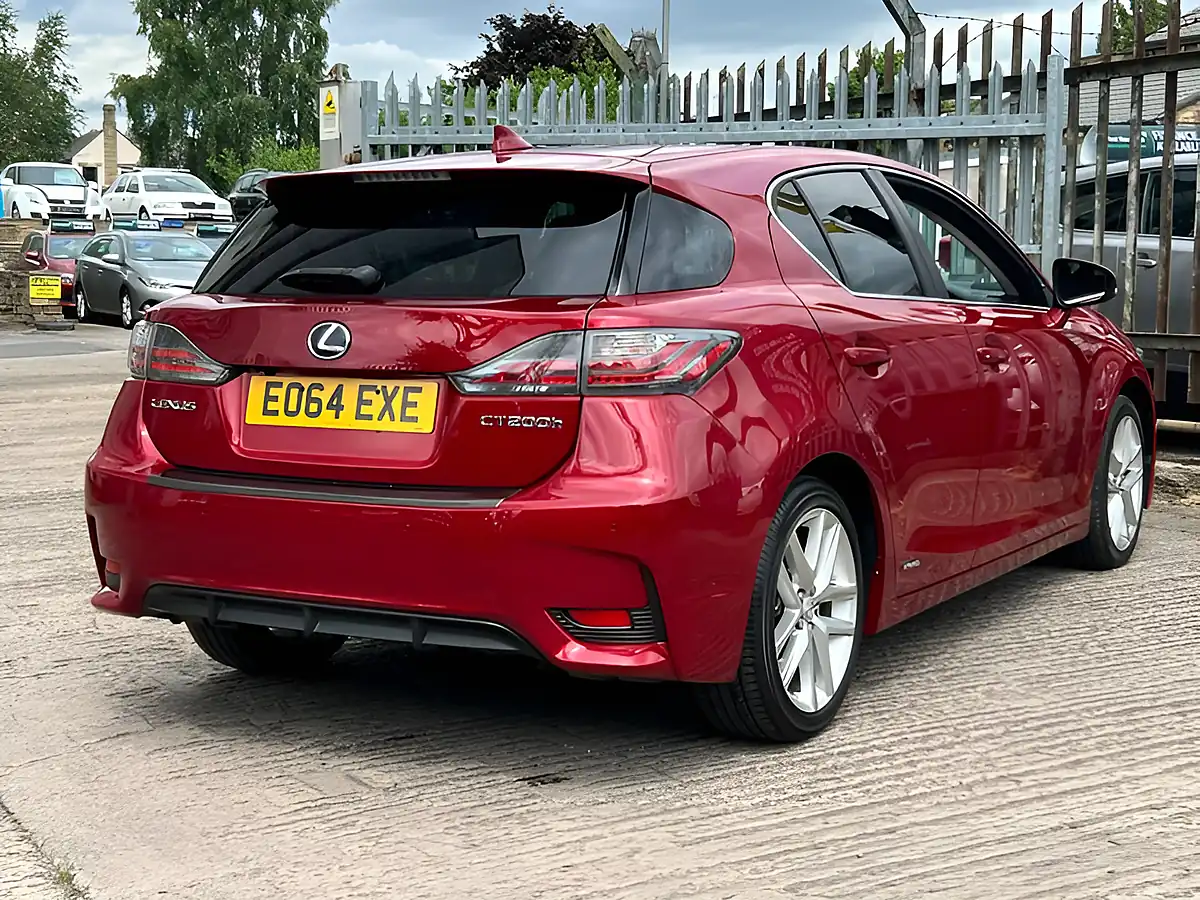 Used 2014 Lexus Ct Luxury Red - Interior and Exterior details 9
