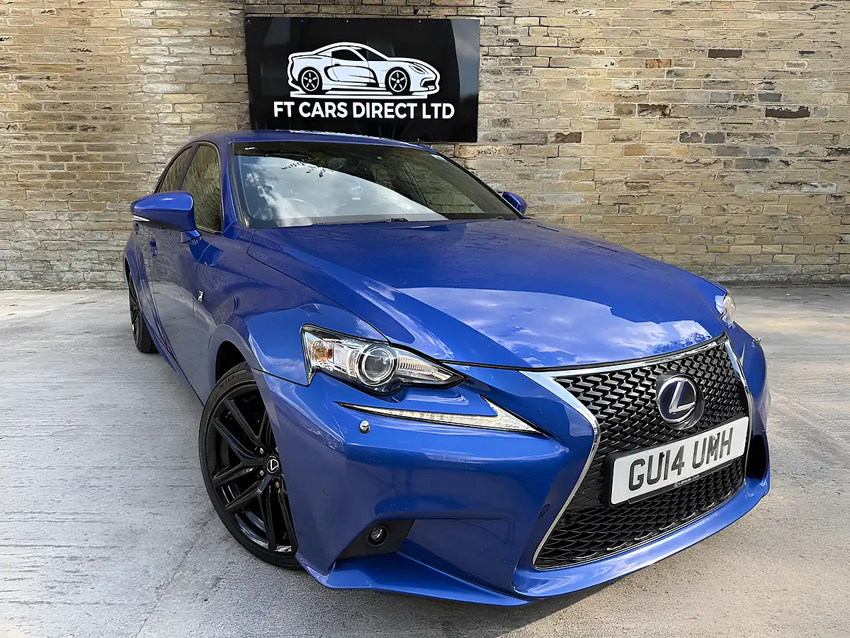 Used 2014 Lexus Is F Sport Blue - Front View