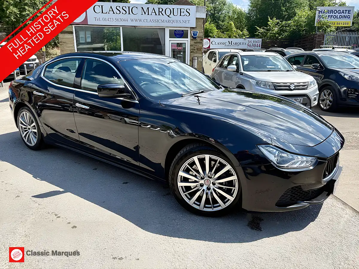 Used 2014 Maserati Ghibli Saloon Black - Front View