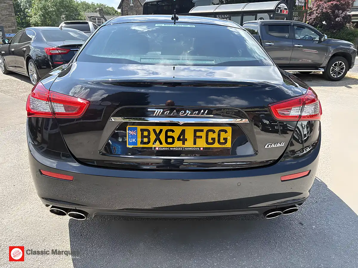 Used 2014 Maserati Ghibli Saloon Black - Interior and Exterior details 9