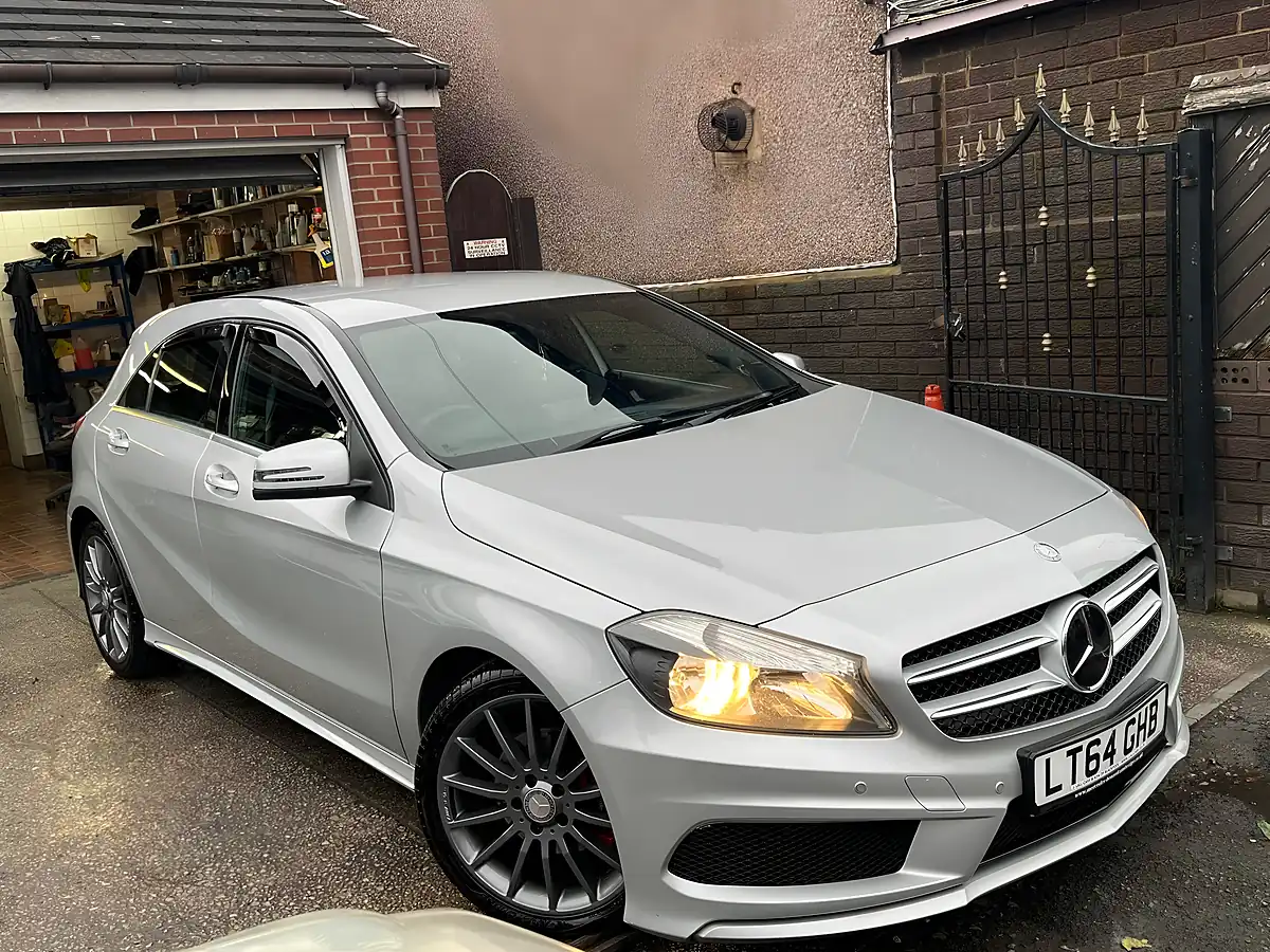Used 2014 Mercedes A200 AMG Sport Platinum Silver Metallic - Front View