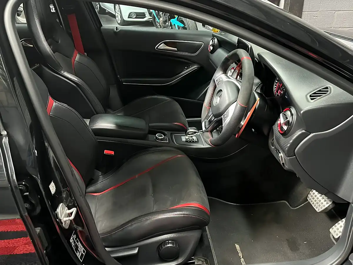 Used 2014 Mercedes-Benz a Class A45 AMG Black - Interior and Exterior details 10