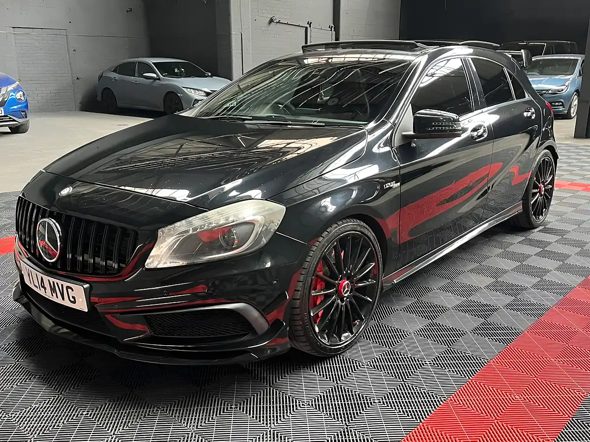 Used 2014 Mercedes-Benz a Class A45 AMG Black - Interior and Exterior details 2