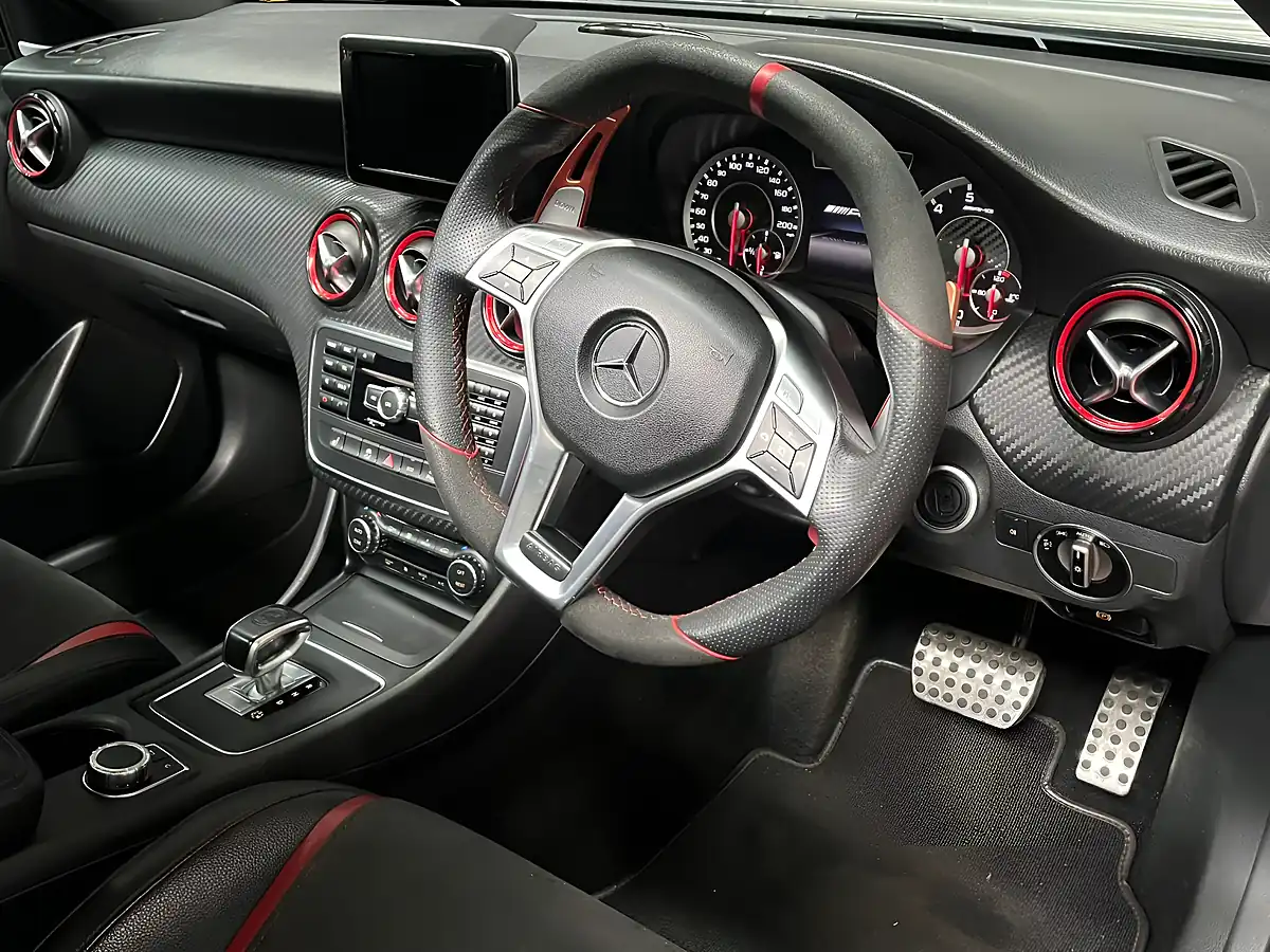 Used 2014 Mercedes-Benz a Class A45 AMG Black - Interior and Exterior details 9