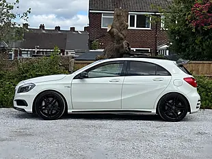 Used 2014 Mercedes-Benz a Class A45 AMG White - Interior and Exterior details 10