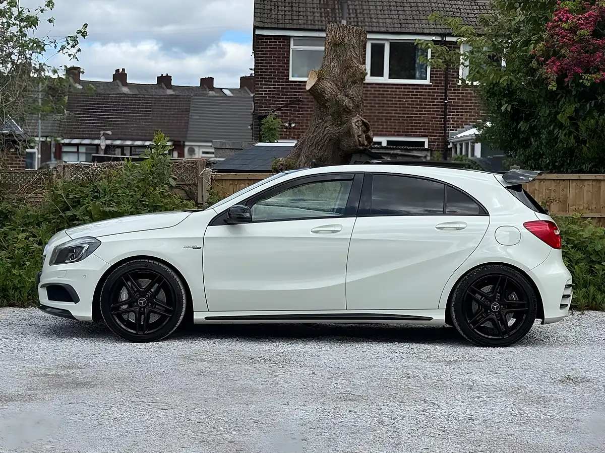 Used 2014 Mercedes-Benz a Class A45 AMG White - Interior and Exterior details 10