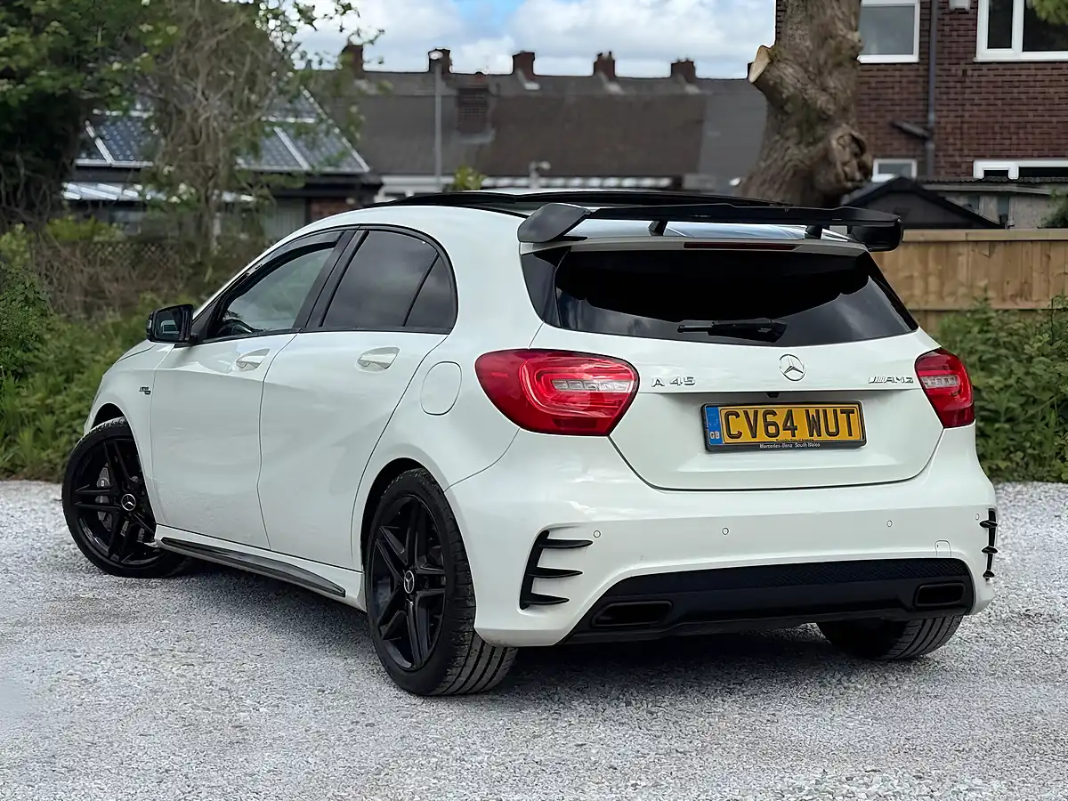 Used 2014 Mercedes-Benz a Class A45 AMG White - Interior and Exterior details 2