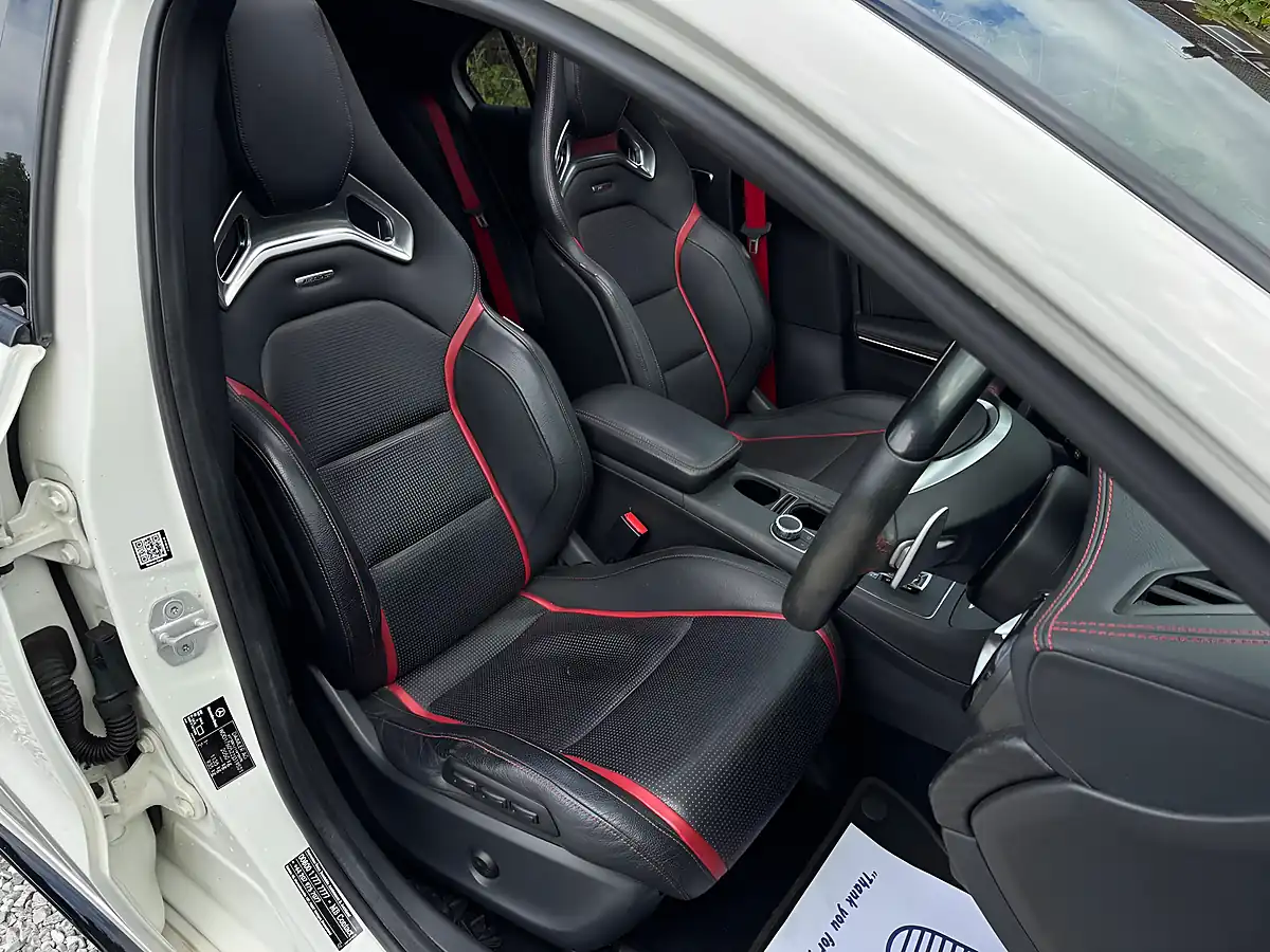Used 2014 Mercedes-Benz a Class A45 AMG White - Interior and Exterior details 3