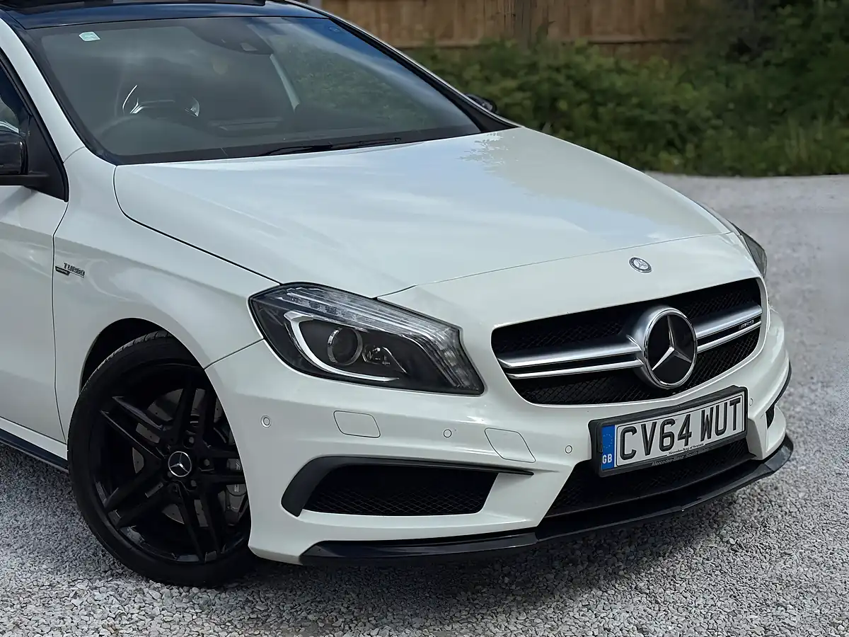 Used 2014 Mercedes-Benz a Class A45 AMG White - Interior and Exterior details 5