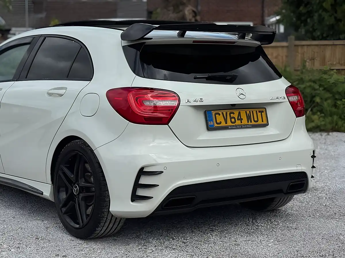 Used 2014 Mercedes-Benz a Class A45 AMG White - Interior and Exterior details 6