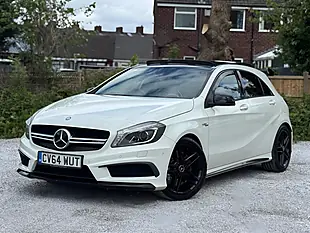 Used 2014 Mercedes-Benz a Class A45 AMG White - Interior and Exterior details 7