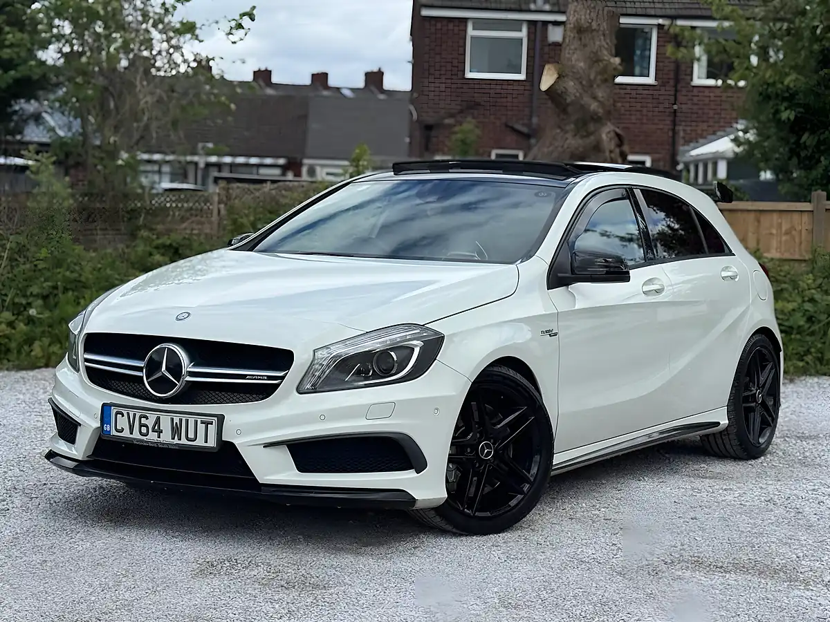 Used 2014 Mercedes-Benz a Class A45 AMG White - Interior and Exterior details 7