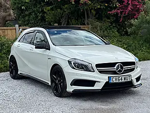 Used 2014 Mercedes-Benz a Class A45 AMG White - Interior and Exterior details 8