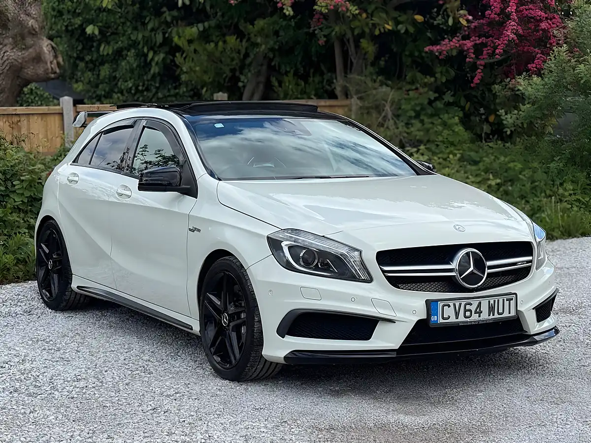 Used 2014 Mercedes-Benz a Class A45 AMG White - Interior and Exterior details 8