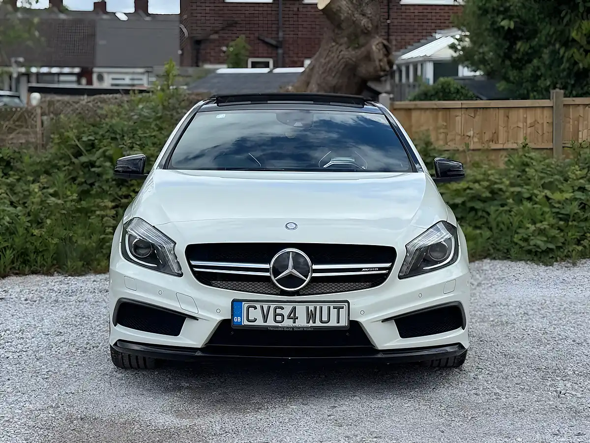 Used 2014 Mercedes-Benz a Class A45 AMG White - Interior and Exterior details 9