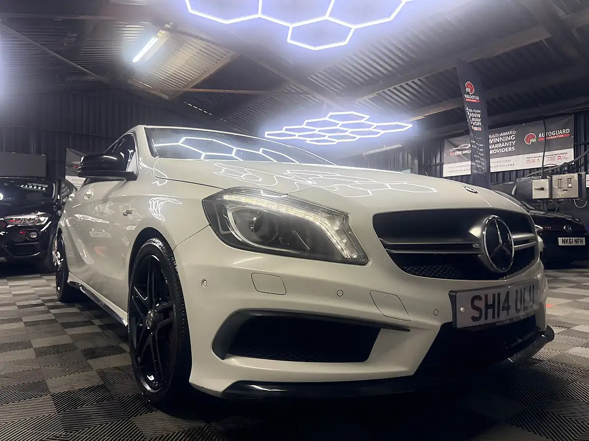 Used 2014 Mercedes-Benz a Class A45 AMG White - Interior and Exterior details 13