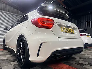 Used 2014 Mercedes-Benz a Class A45 AMG White - Interior and Exterior details 14