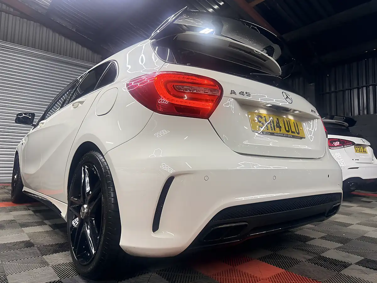 Used 2014 Mercedes-Benz a Class A45 AMG White - Interior and Exterior details 14